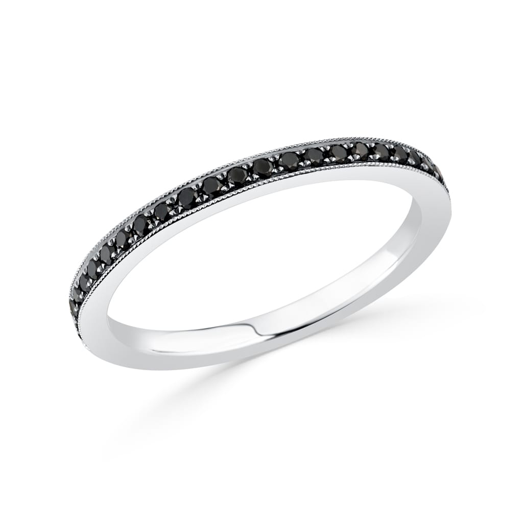 Amazon.com: Dazzlingrock Collection Round Black Diamond Engagement Ring  Band Set for Women (3.2 ctw, Color Black, Clarity Opaque) in Black Plated  925 Sterling Silver Size 4 : Clothing, Shoes & Jewelry
