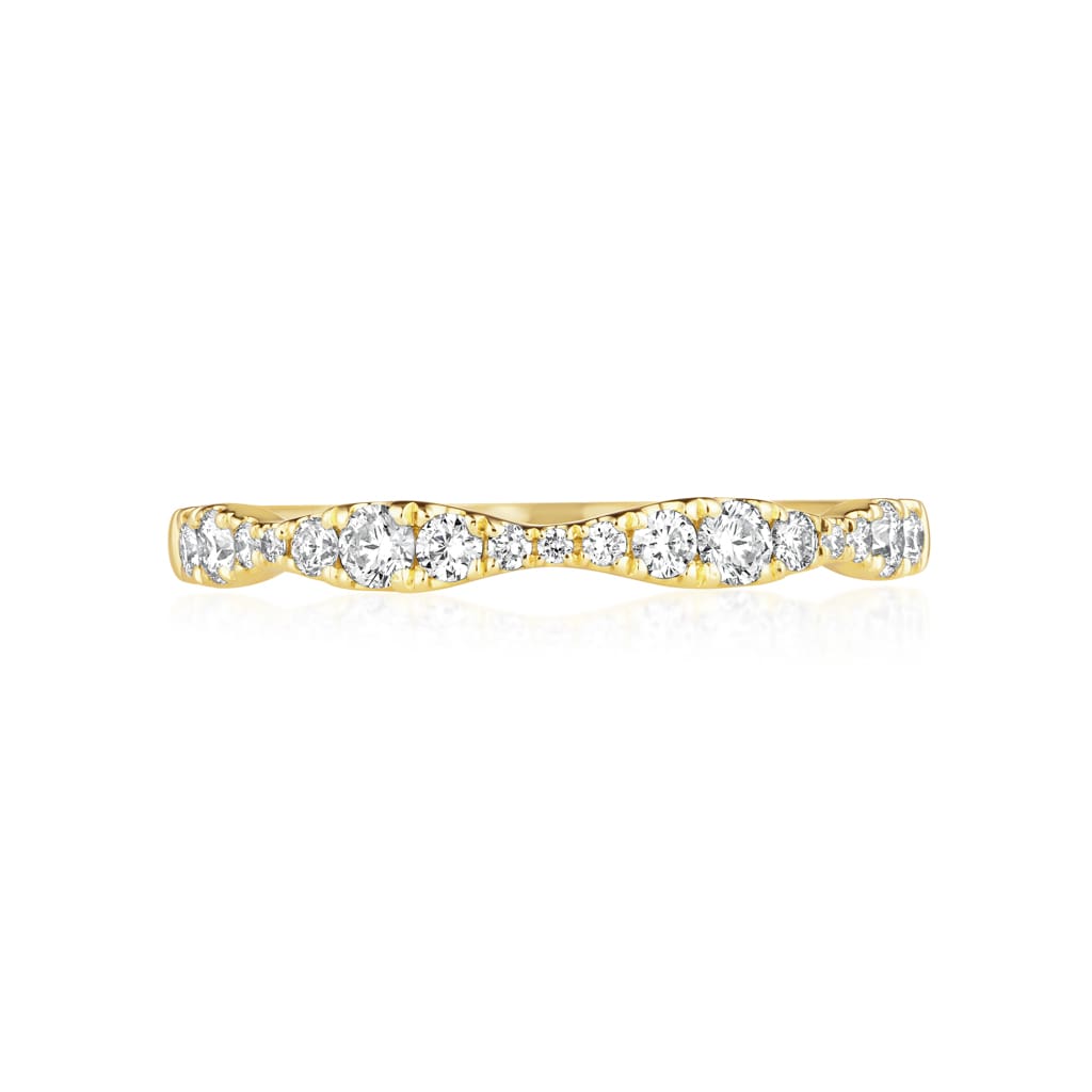 Round brilliant cut diamond ring