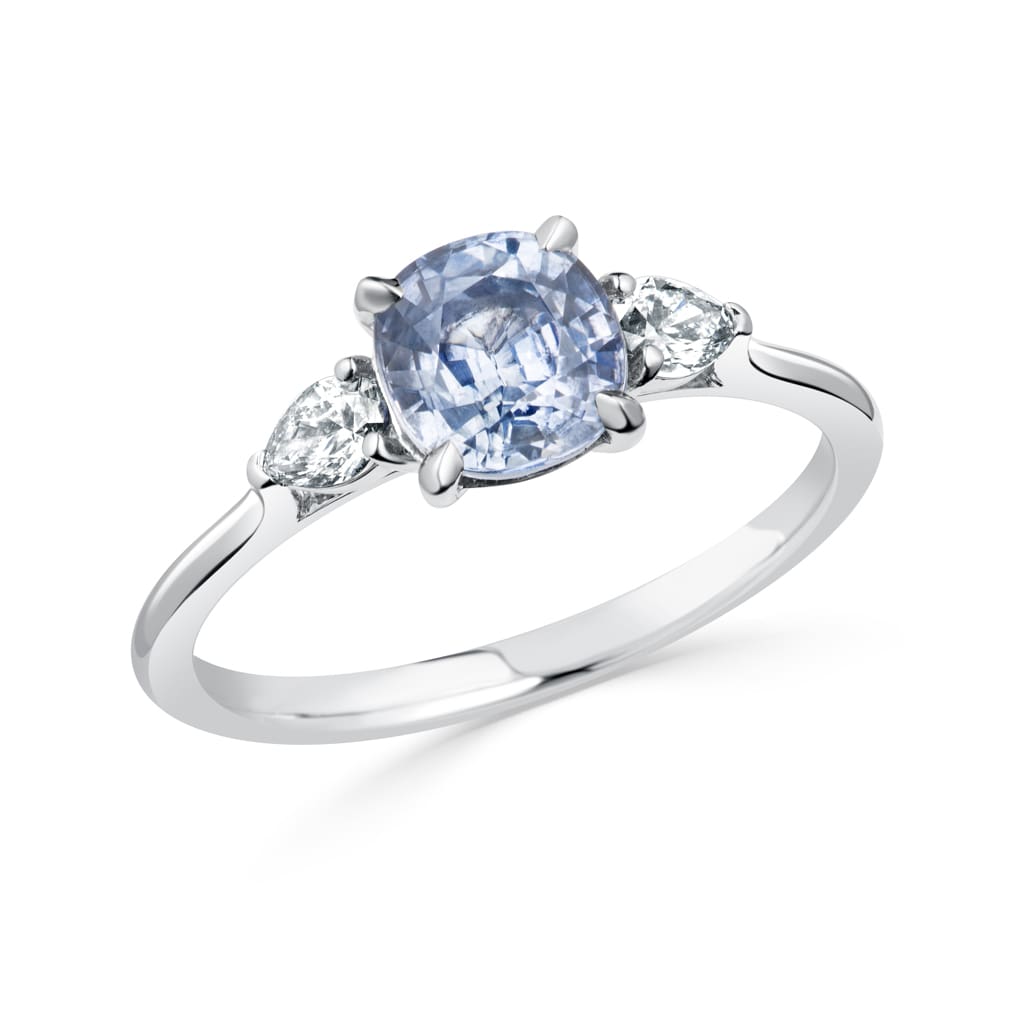 Blue sapphire and diamond ring - Thomas Meihofer Jewellery Design