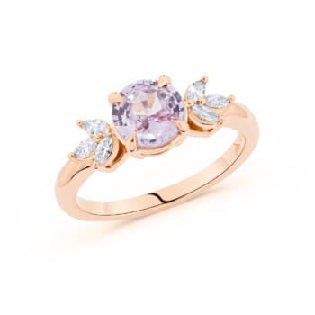 Sapphire and diamond ring